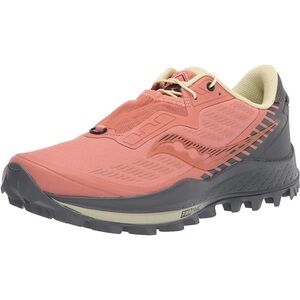 NEW Saucony Women's Peregrine 11 ST Trail Shoes | Rust/Charcoal | Size 6.5